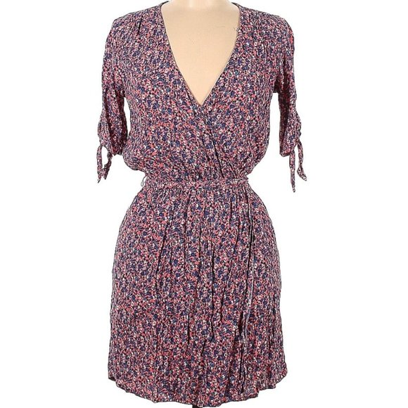 GAP rayon floral print dress BOHO XS Extra Small - Picture 1 of 2